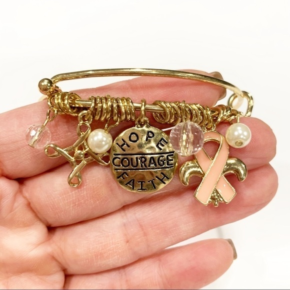 Breast Cancer Awareness Bracelet NWT - Picture 3 of 4